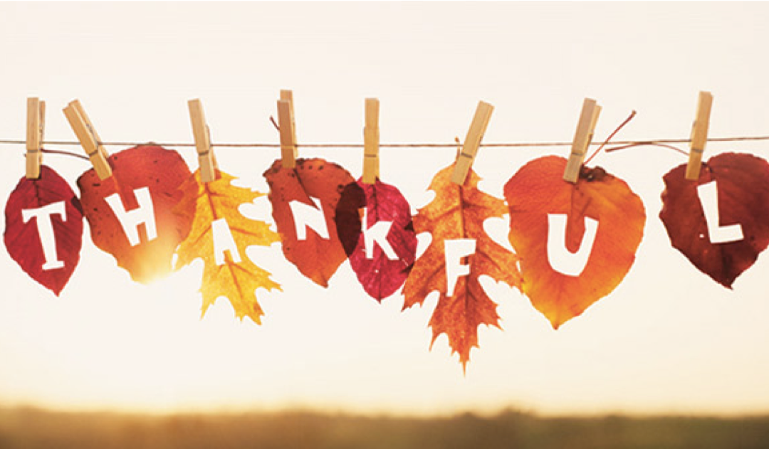Being Thankful for Change