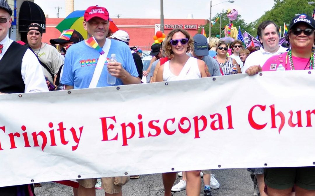 March with Trinity in 2019 Pride Parade