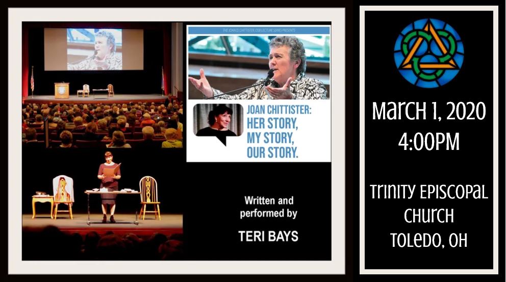 Teri Bays presents “Joan Chittister: Her story, my story, our story”, March 1