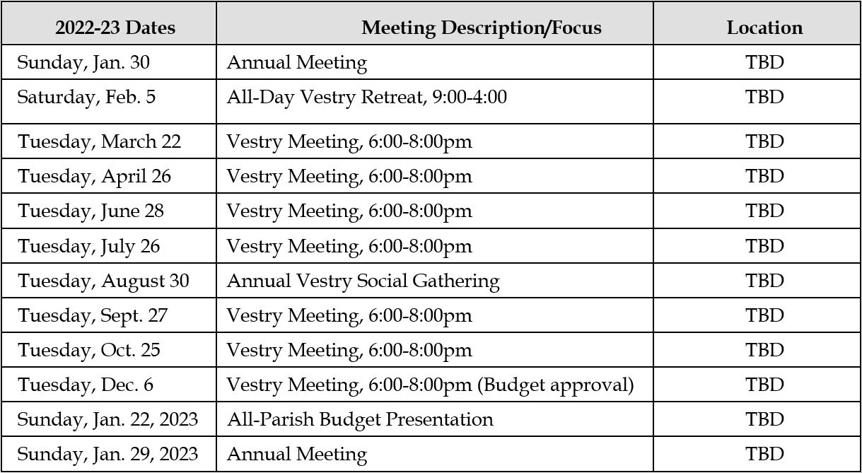 called to serve 2022 schedule