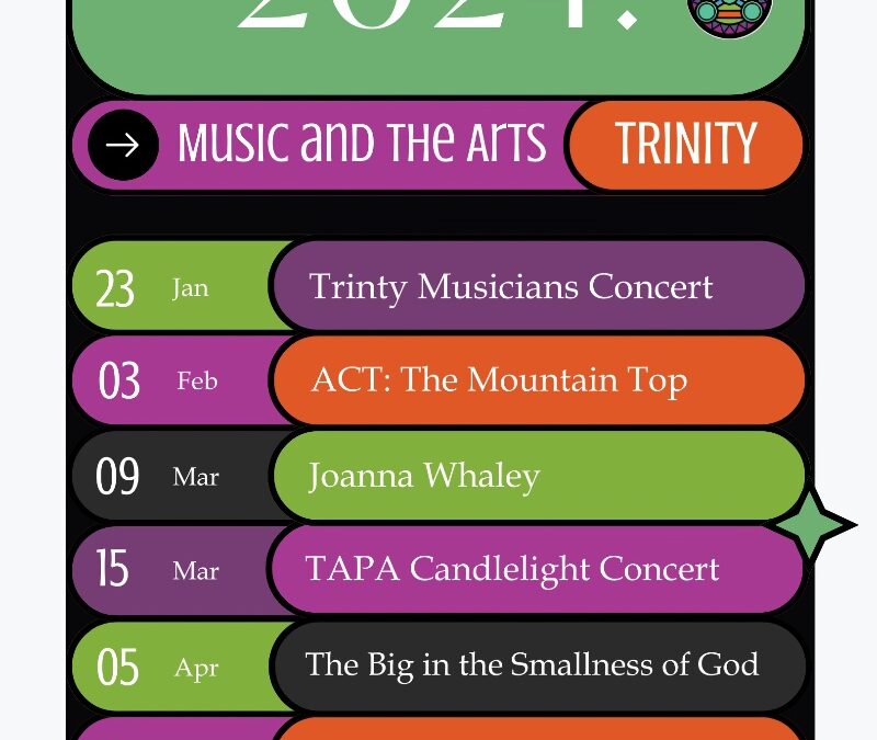 Music & The Arts 2024 Calendar Sneak Peek