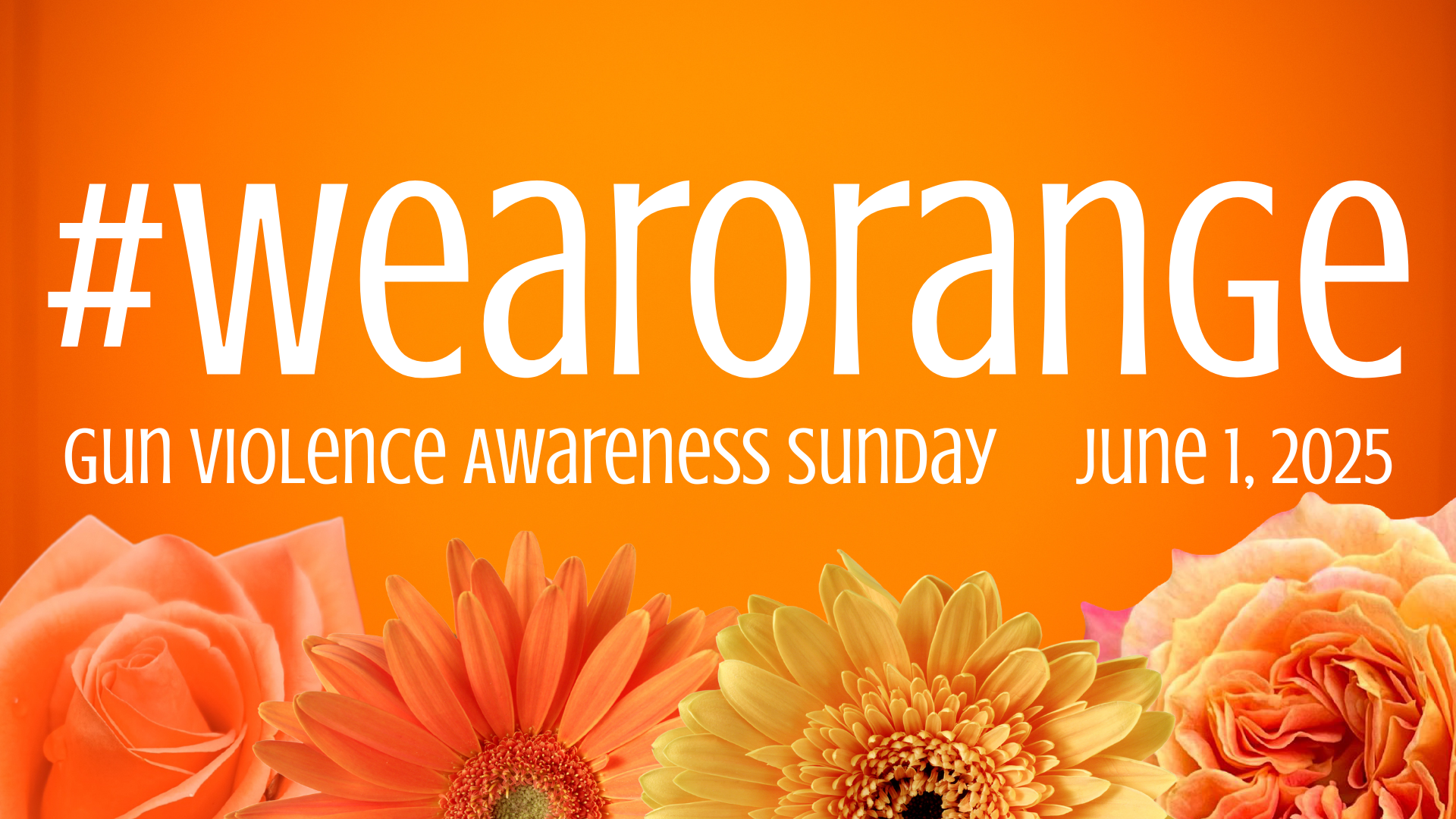 Wear Orange this Sunday!