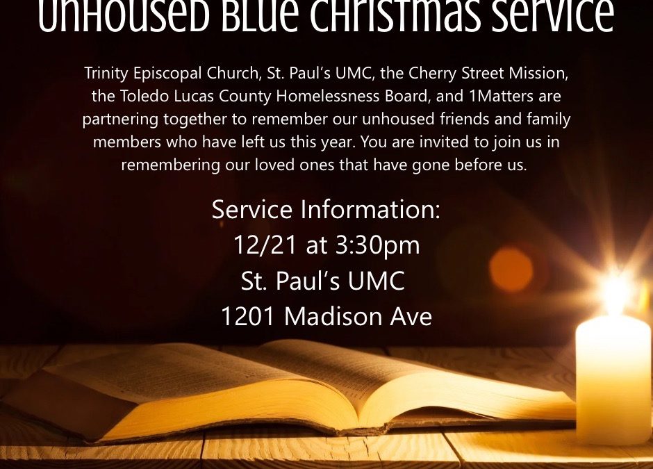 Unhoused Blue Christmas Service